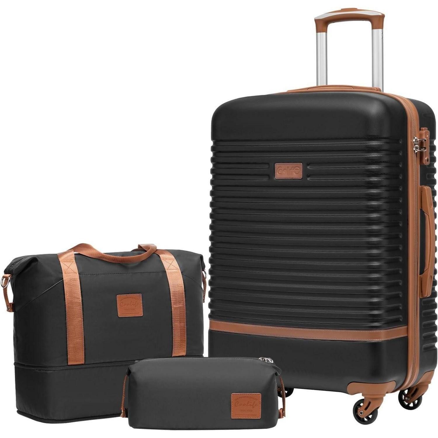 Kofferset Koffer Set ABS Hartschalen Trolley 4 Rollen TSA-Schloss