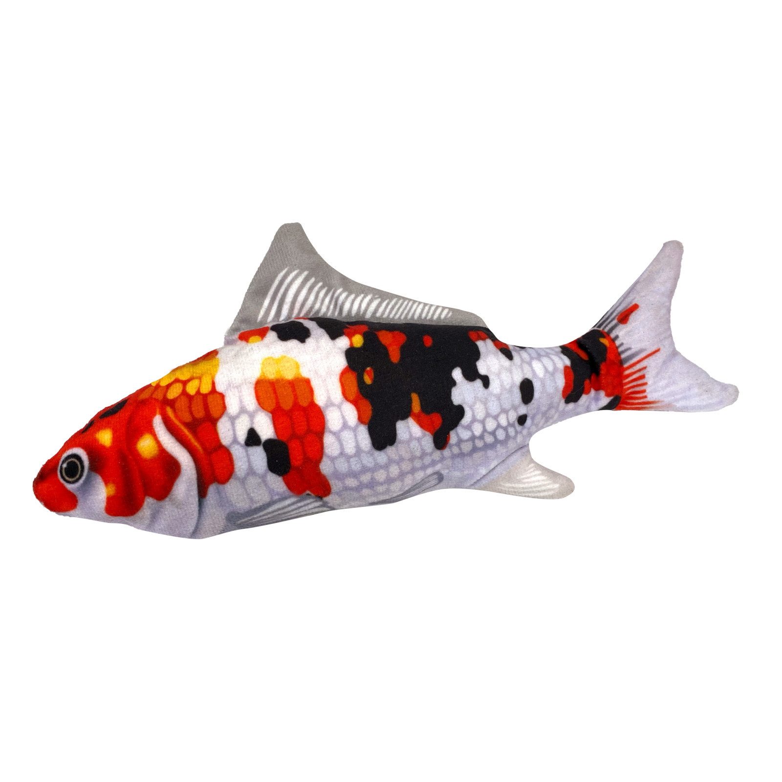 Aumüller Tierkuscheltier Katzenspielzeug Koi, Zappel-Fisch mit Katzenminze