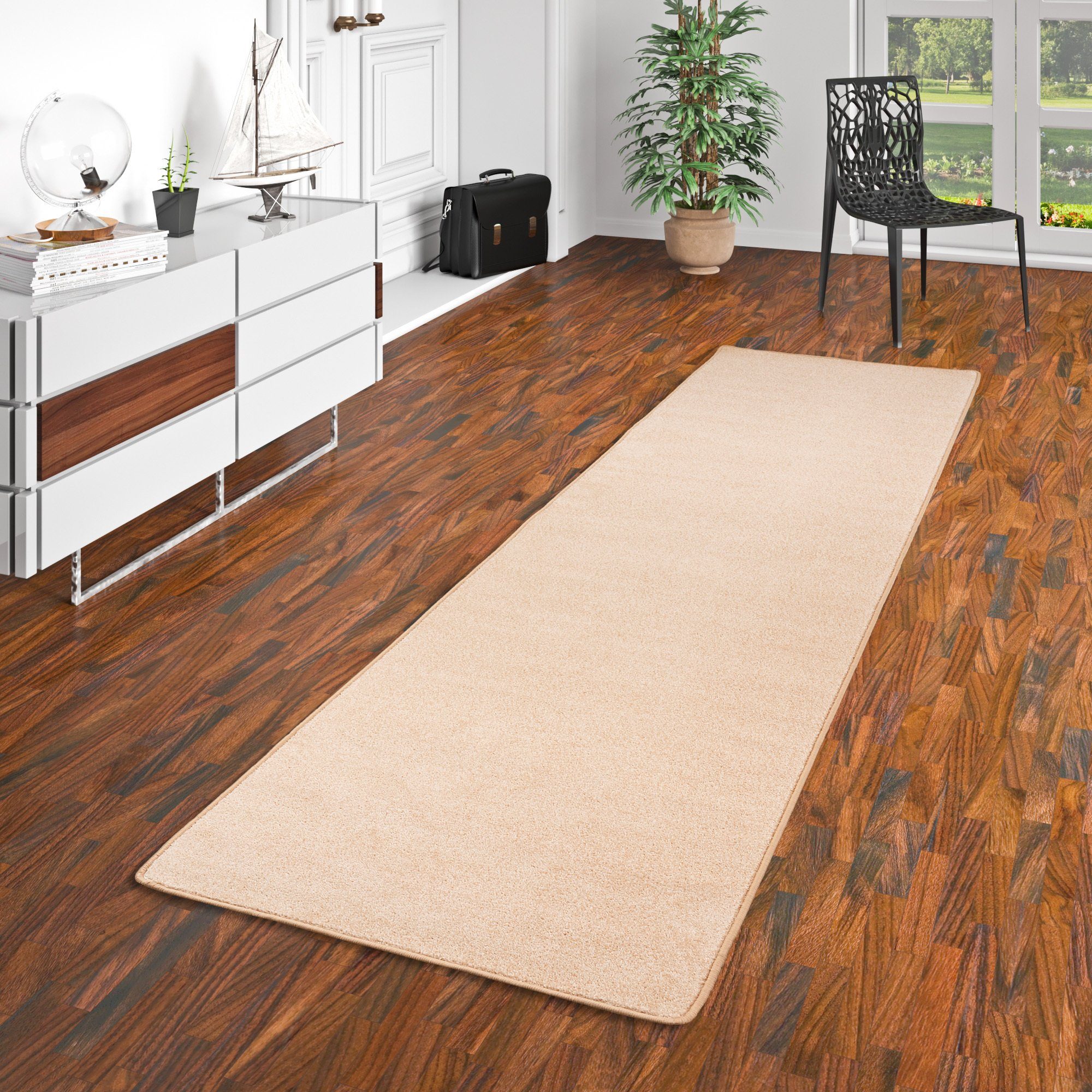 Snapstyle Veloursteppich Trend Velours Läufer Teppich günstig online kaufen