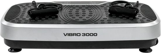 Christopeit Sport® Vibrationsplatte »Vibro 3000«, 300 W, mit Transportrollen und ausziehbaren Griff