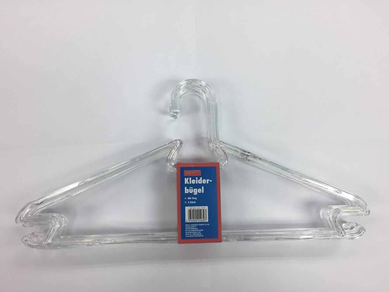 Trend Line Kleiderbügel TrendLine Kleiderbügel mit Steg Kunststoff