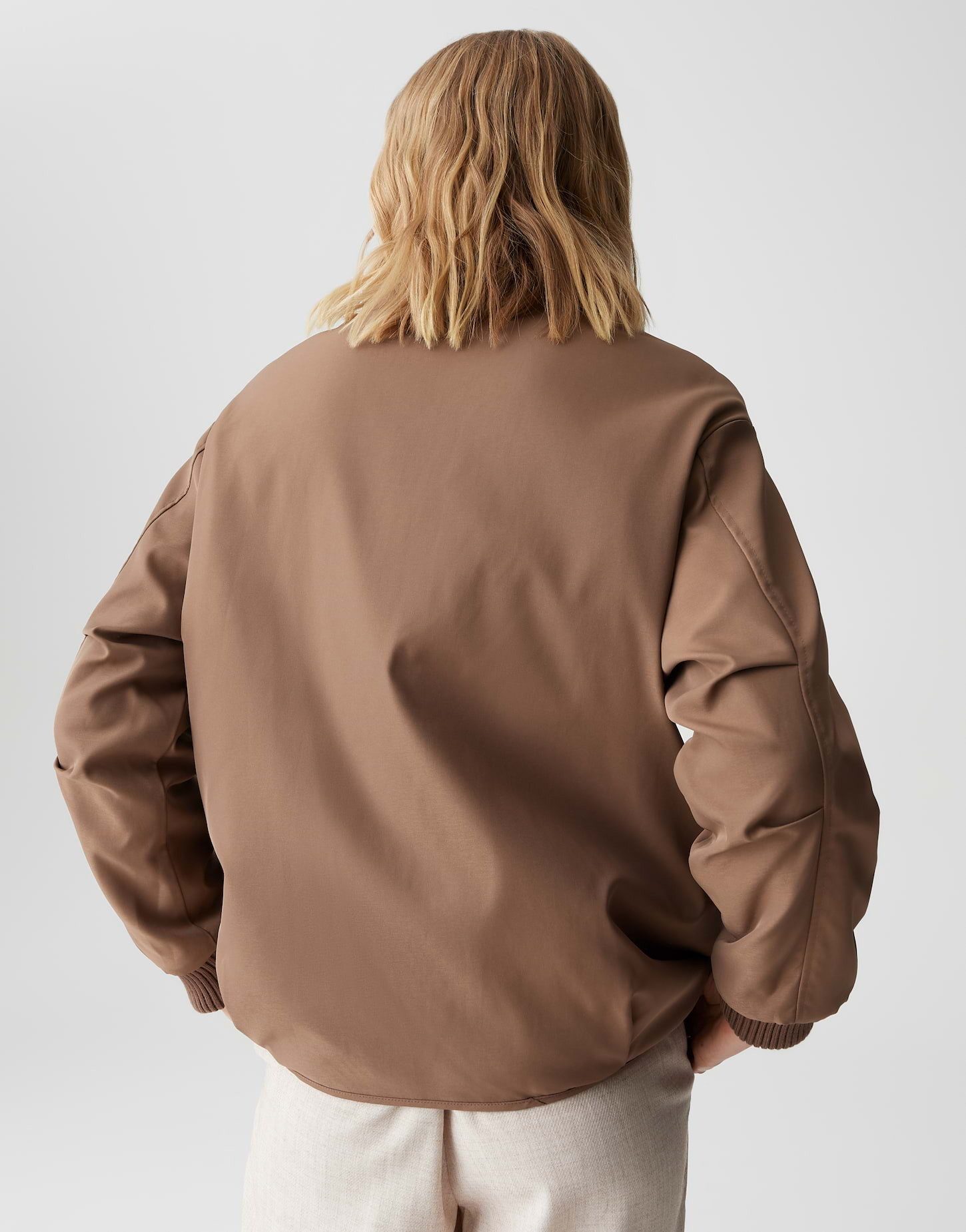 OPUS Winterjacke HULDA im Blousonstil lockere Passform, weicher Griff, matter Glanz in der Oberfläche