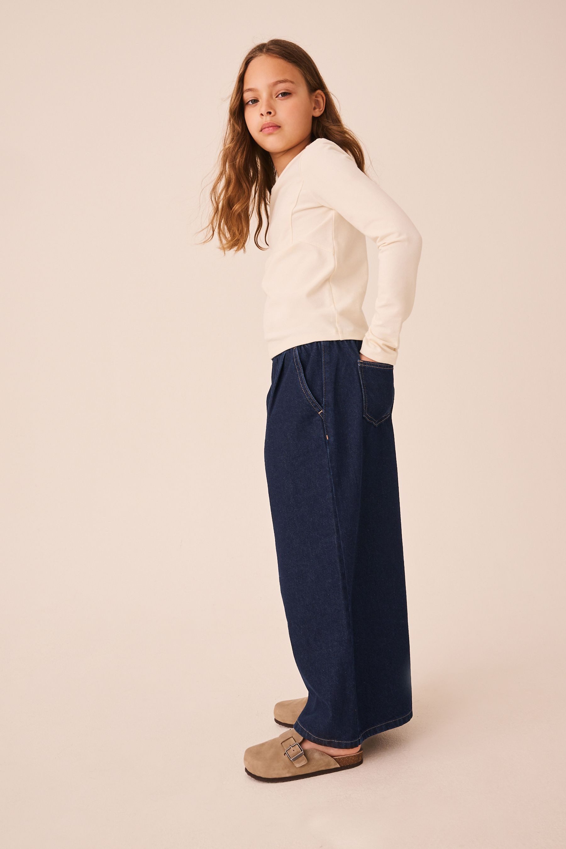 Next Weite Jeans Schlupfjeans mit weitem Bein (1-tlg) – Bild 3 von 5