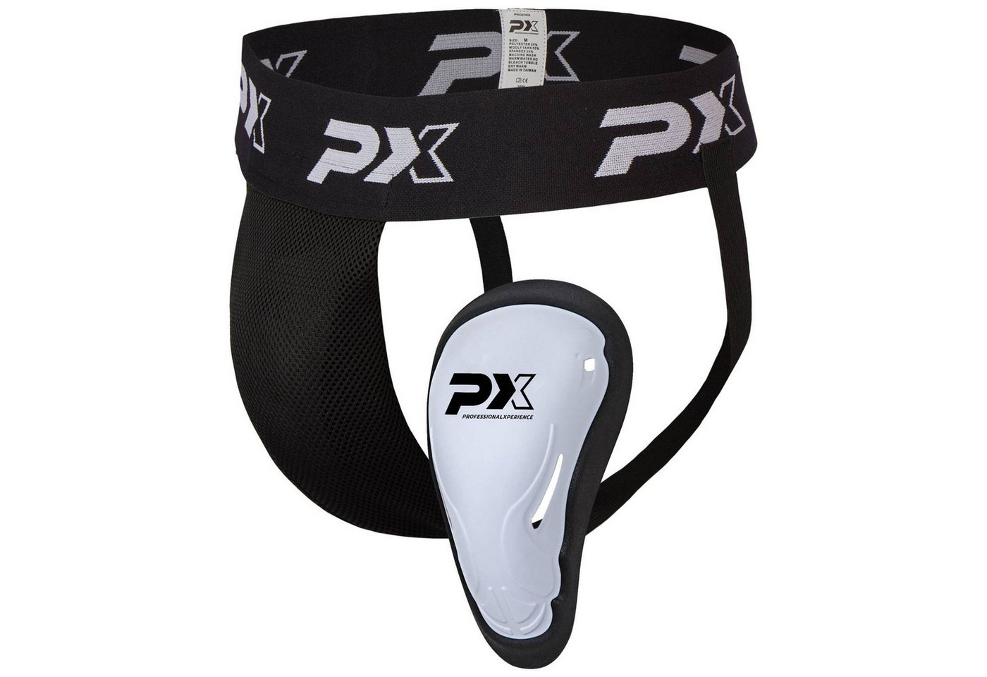 BAY-Sports Tiefschutz Shock-Tech Herren Jungen Suspensorium Pantal Shock Tiefschutz, Rand