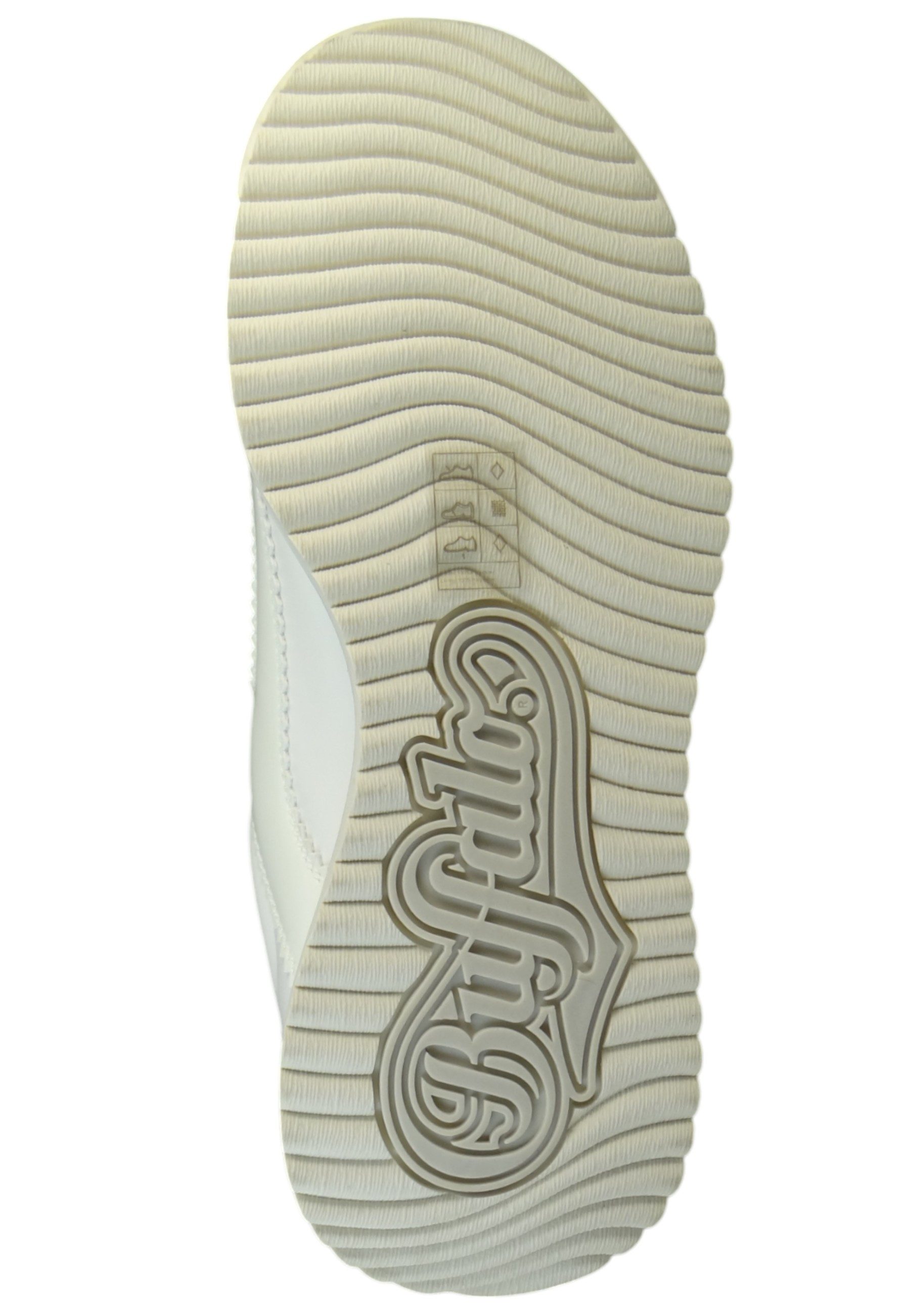 Buffalo 1636450 Malibu Low Top White/Cream Sneaker