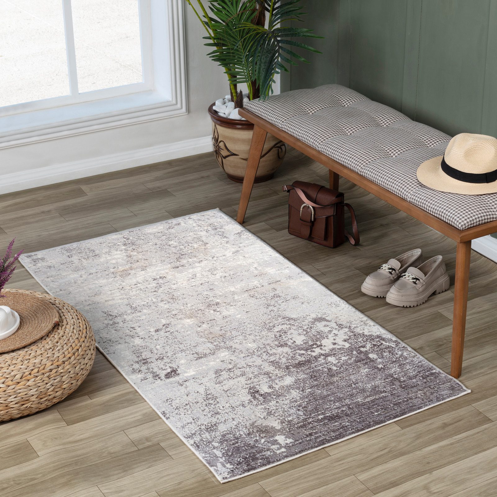 Livabliss Teppich BANGKOK, rechteckig, Höhe: 9 mm, Designerteppich in Marmo günstig online kaufen