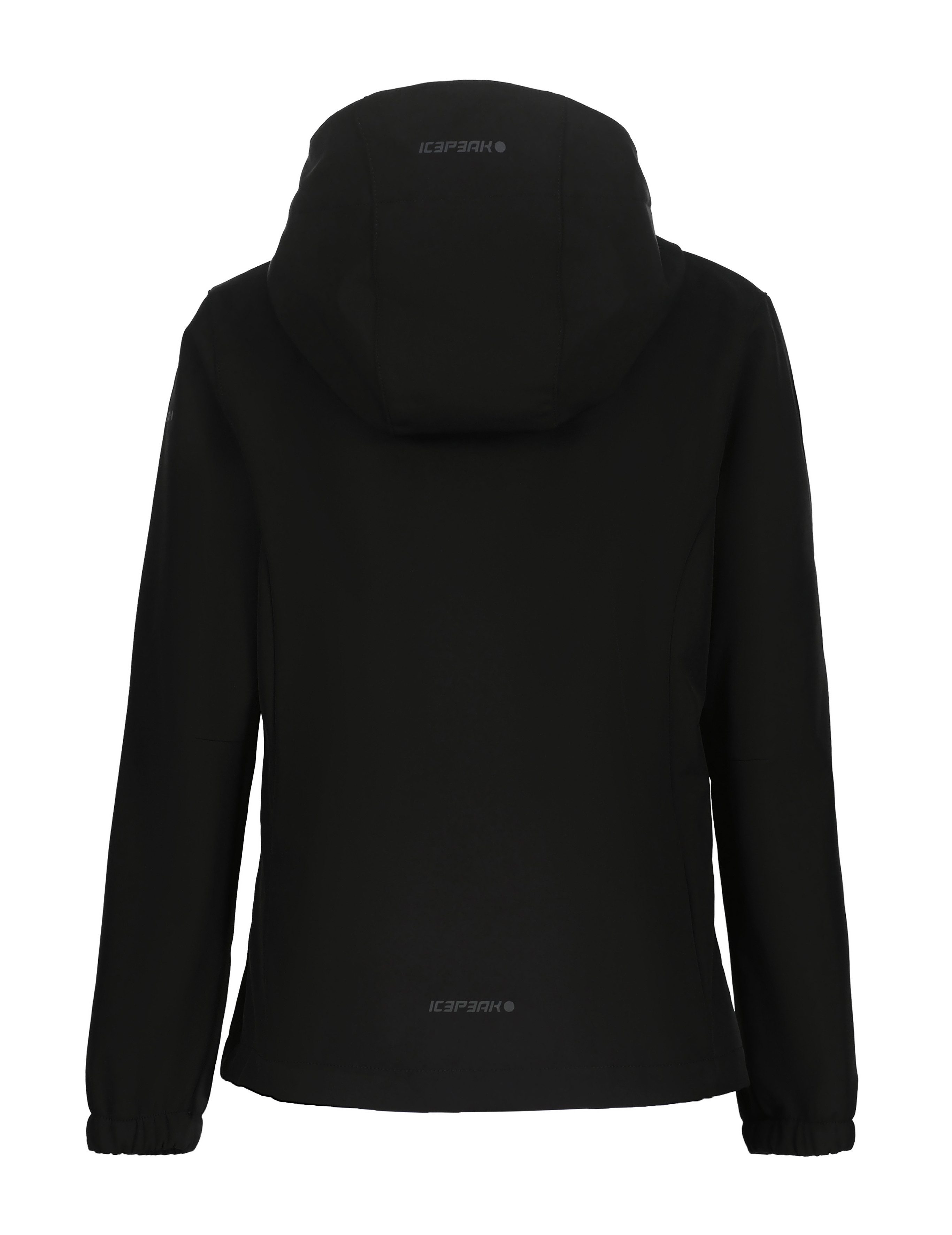Icepeak Softshelljacke ICEPEAK KOBRYN JR mit Kapuze, gerader Abschluss, atmungsaktiv, wasserabweisend