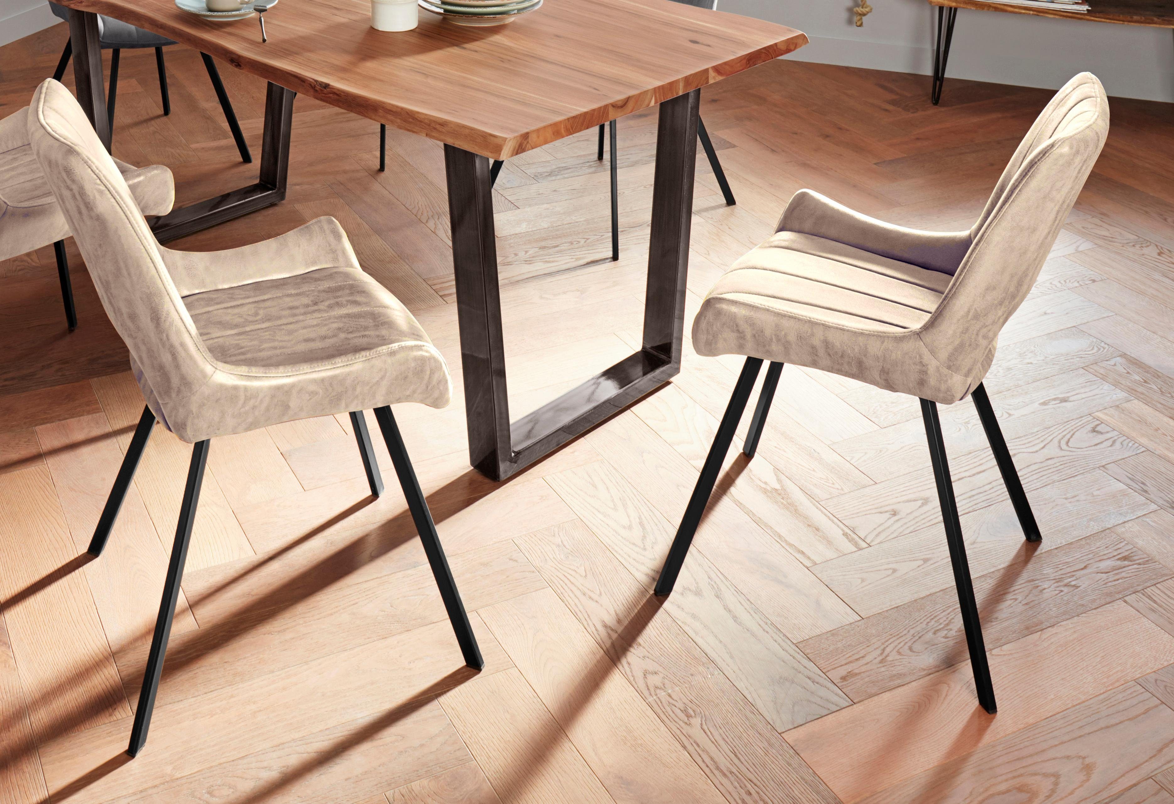 MCA furniture 4Fußstuhl »Olympia« (Set, 2 Stück), Stuhl belastbar bis