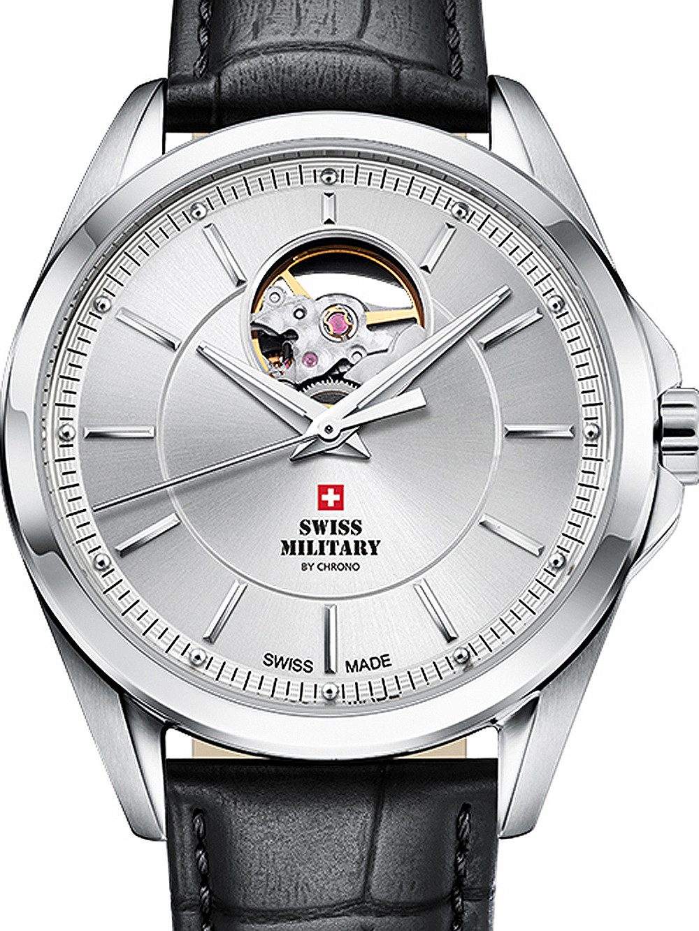 Automatikuhr Swiss Military SMA34085.34 Automatik Herrenuhr 40mm 10ATM Swiss Military SMA34085.34 Automatik Herrenuhr 40mm 10ATM