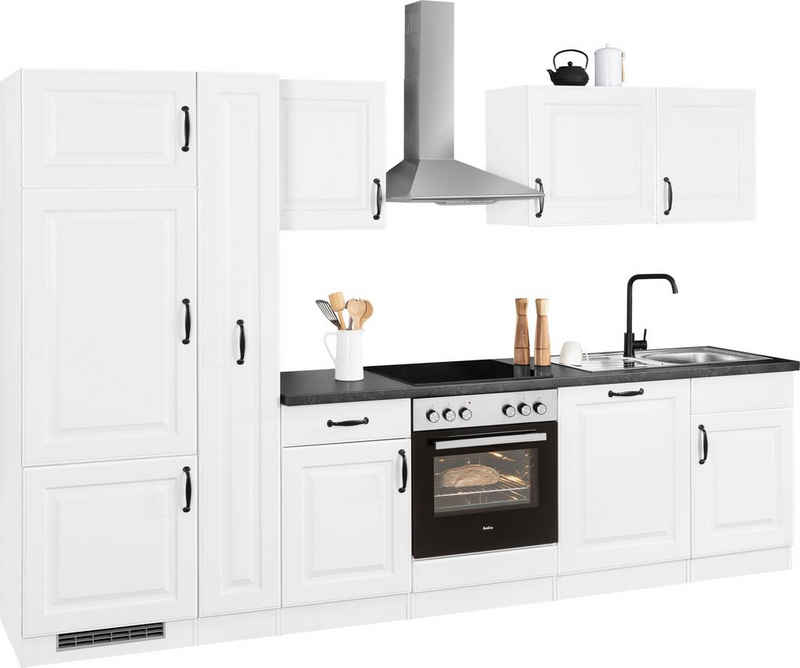 wiho Küchen Küchenzeile »Erla«, mit E-Geräten, Breite 310 cm