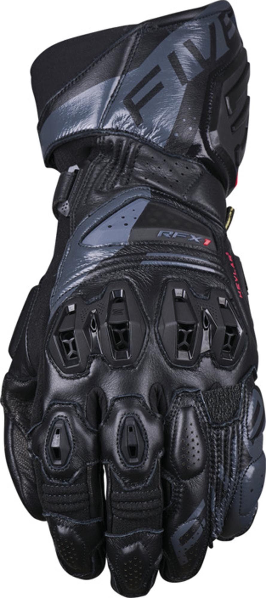 Five Motorradhandschuhe RFX1 Evo Motorrad Handschuhe mit Fingerbrücke,lange Stulpe