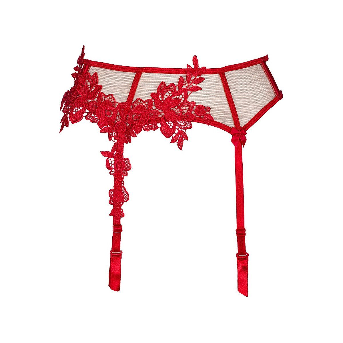 Axami Strapsgürtel Axami - V - 8862 garter belt red - (L,M,S,XL)