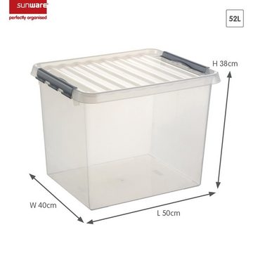 Sunware Aufbewahrungsbox Sunware Aufbewahrungsbox Q-Line 52L transparent 50