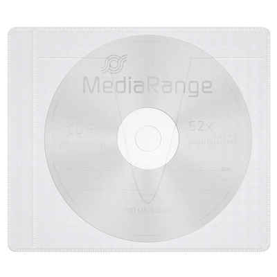 Mediarange 50 MediaRange 1er CD-/DVD-Hüllen selbstklebend transparent Netzwerk-Adapter