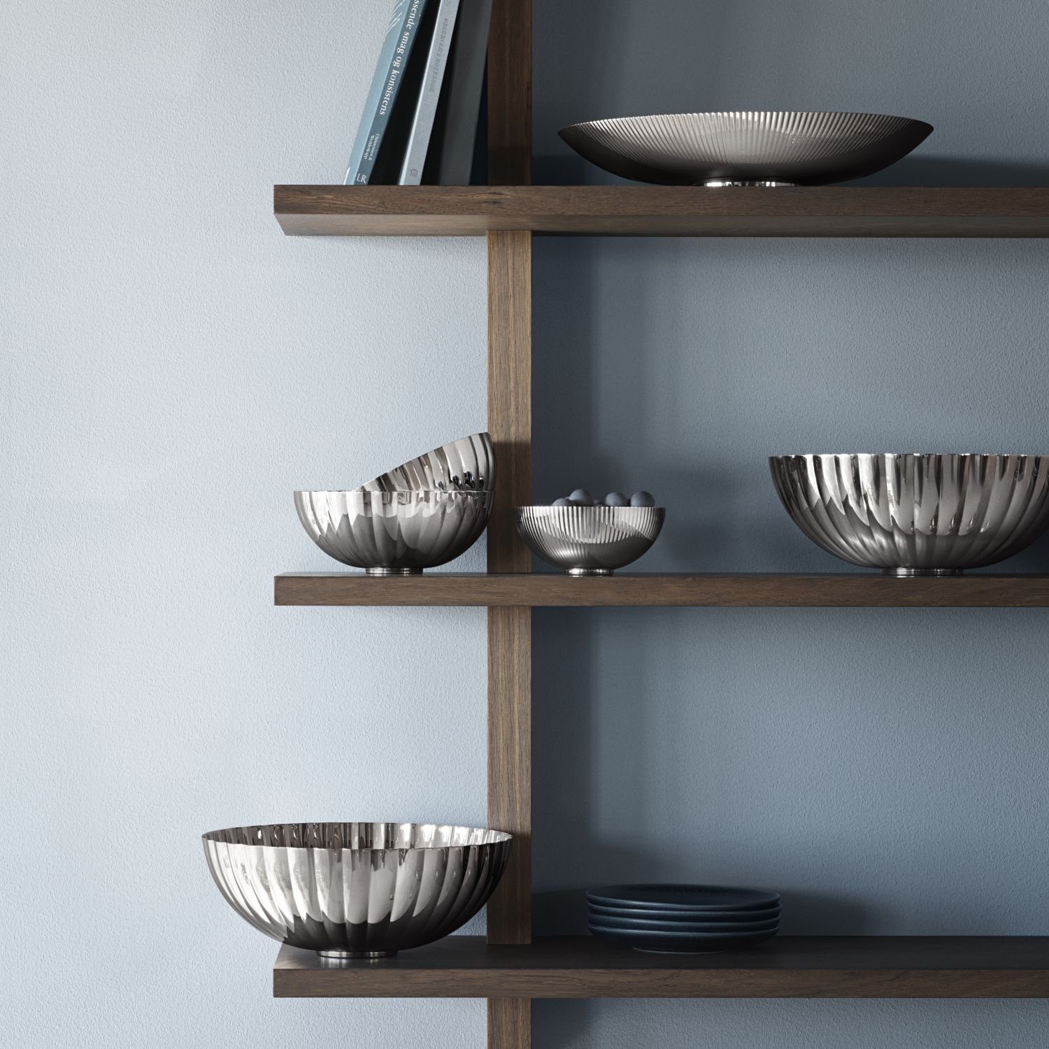 Georg Jensen Dekoschale Bernadotte Flach