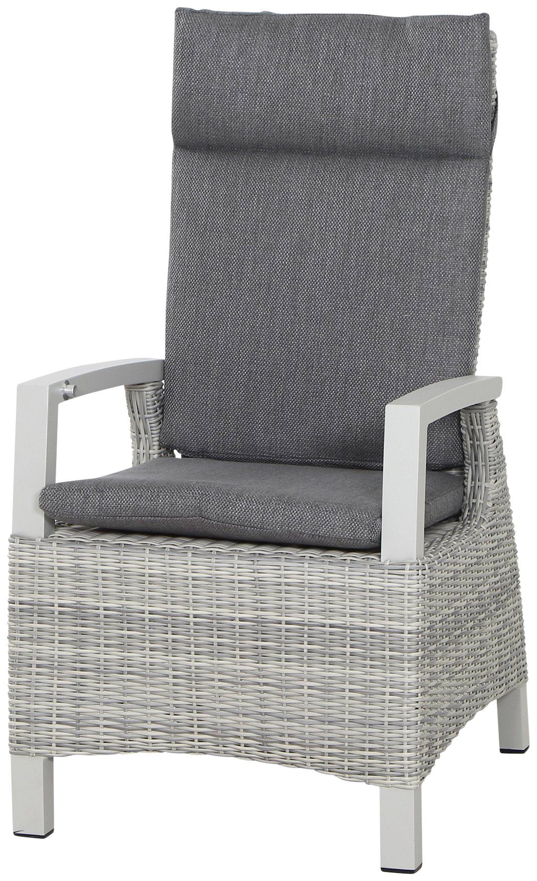 SIENA GARDEN Gartensessel »Corido«, 3tlg., Alu/Polyrattan, verstellbar
