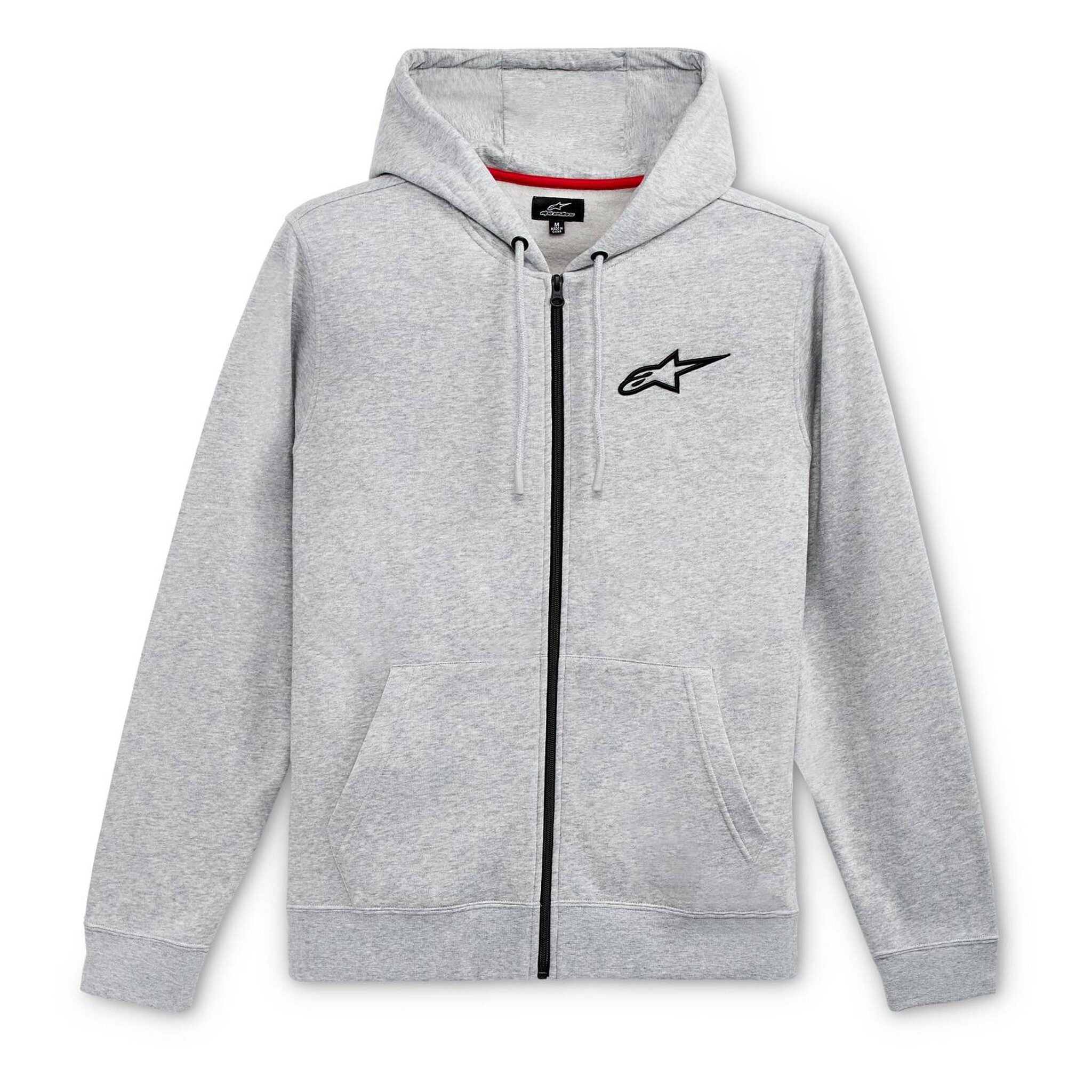 Kapuzensweatjacke Alpinestars Kapuzensweatjacke "Ageless Chest" - grau