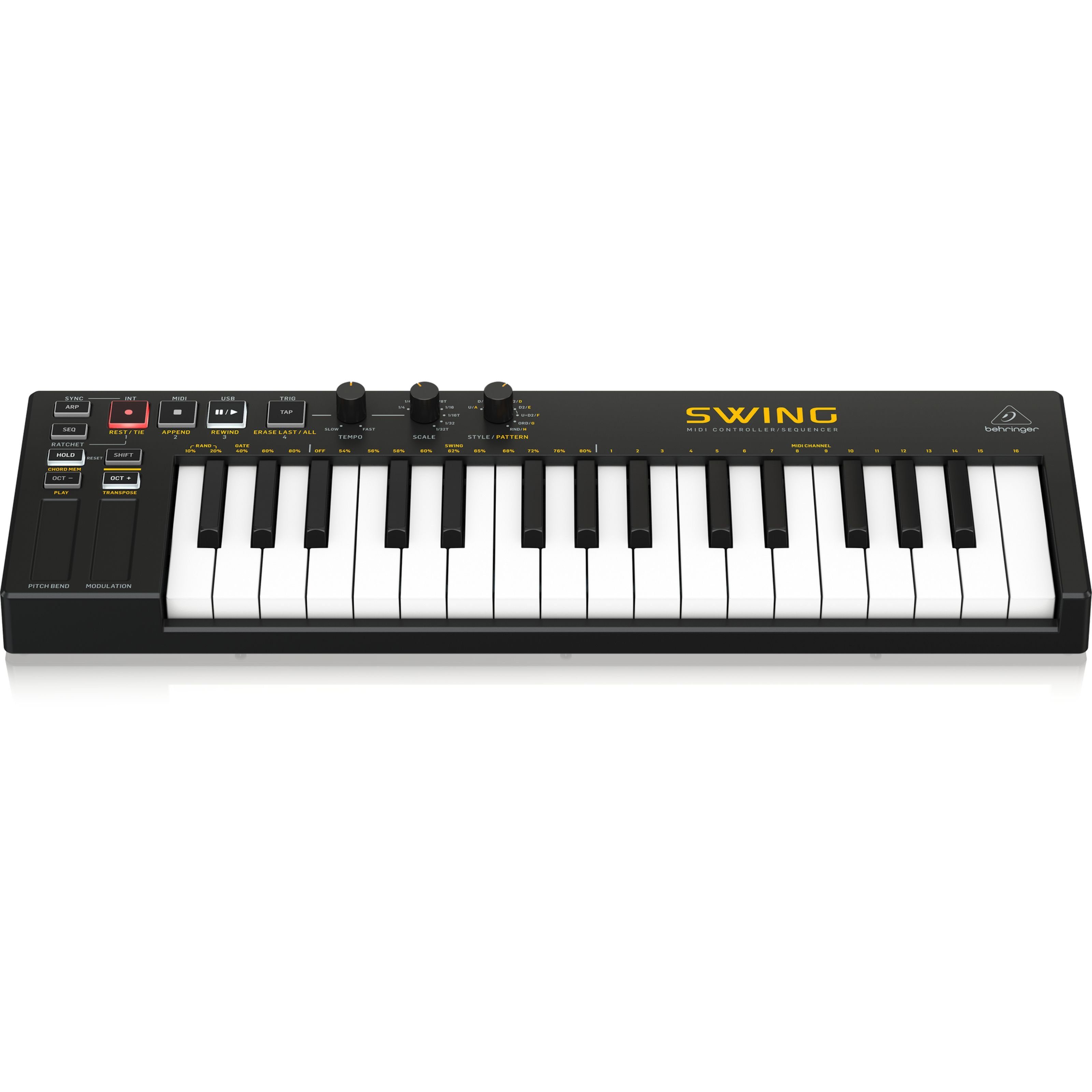 Behringer Masterkeyboard (Masterkeyboards, MIDI-Keyboard 25), Swing - Midi Keyboard