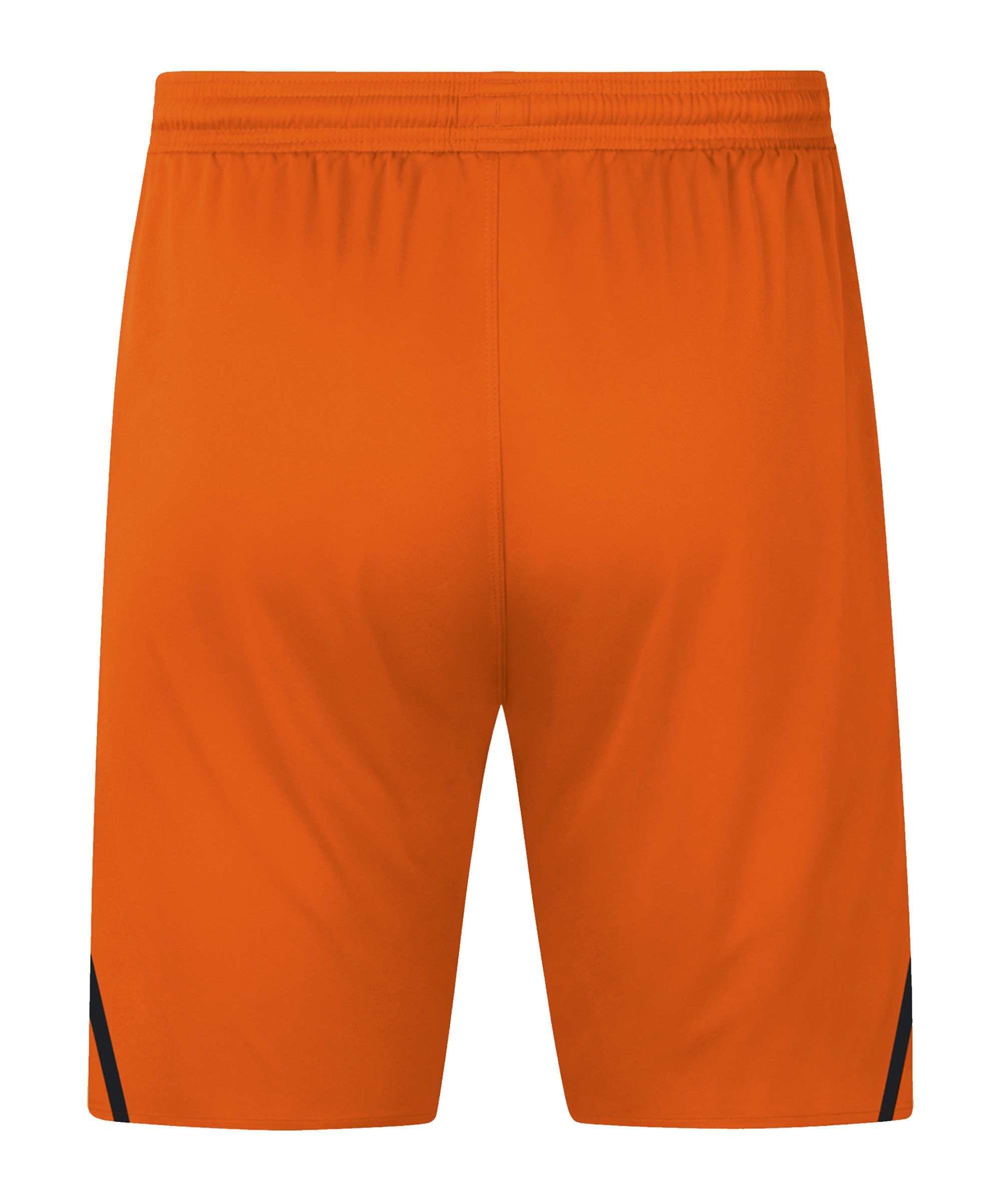 orangeschwarz Challenge Jako Sporthose Short