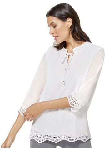 CLASSIC INSPIRATIONEN Блуза с кружева на кромка