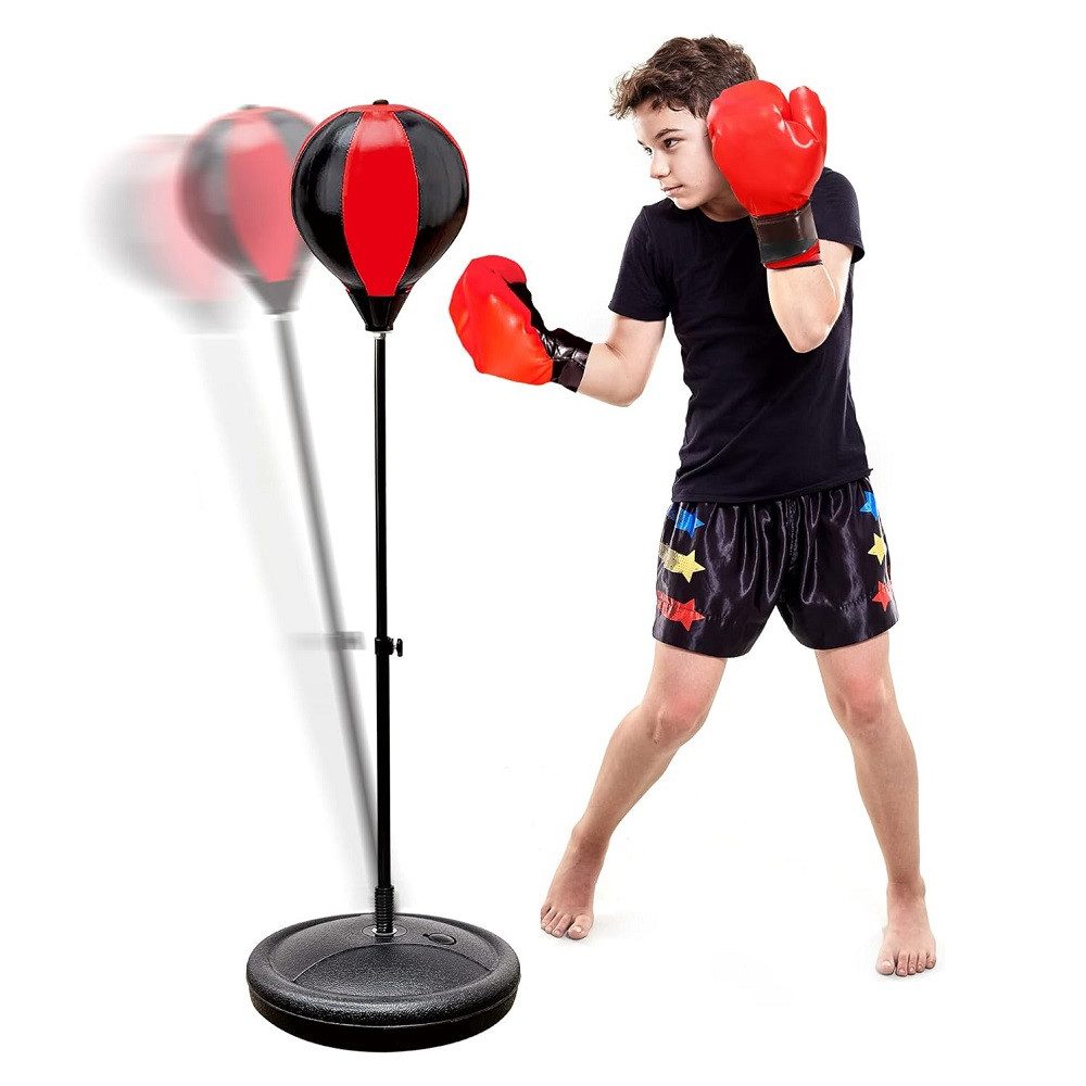 Wisam Standboxsack Tragbares Boxing-Set für Kinder – Standboxsack Boxhandschuhe