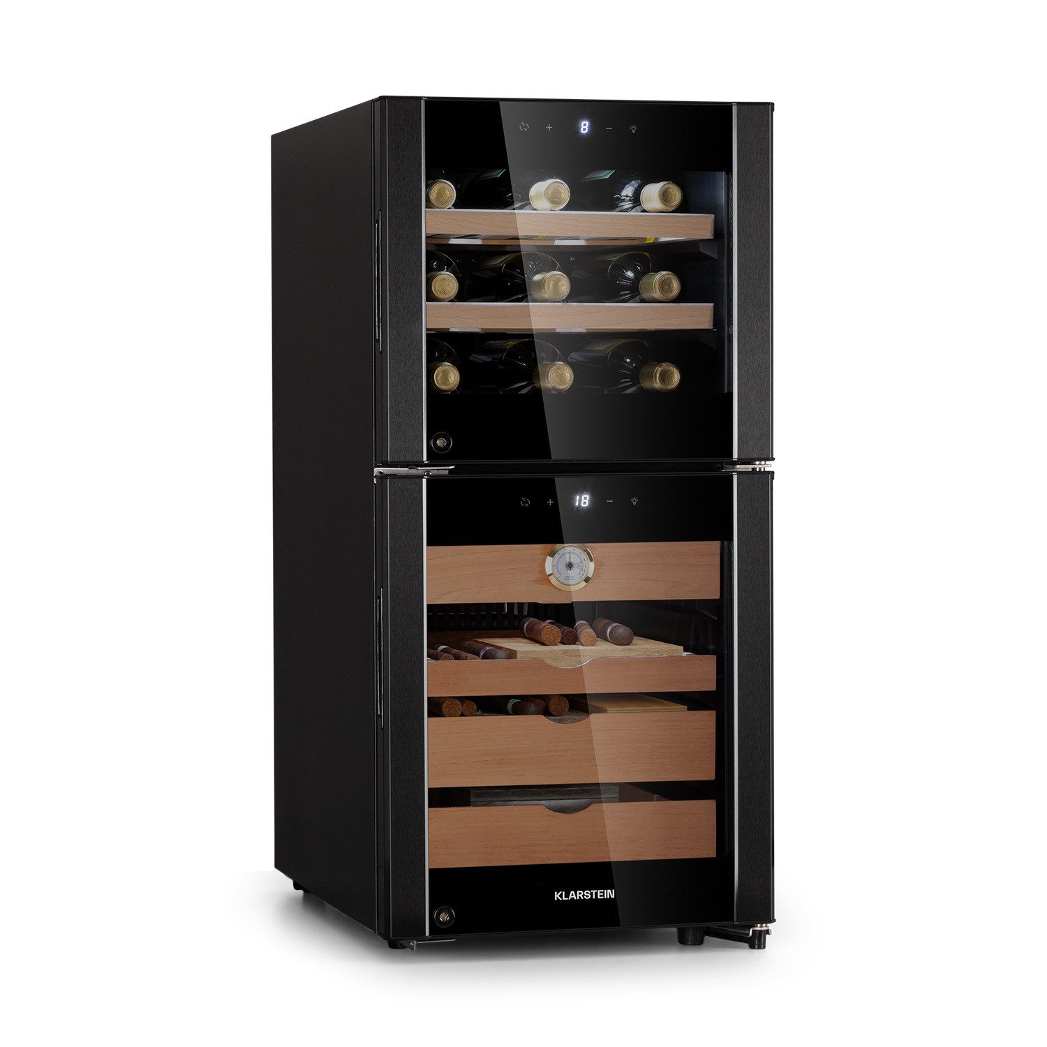 Klarstein Weinkühlschrank El Dorado, für 33 Standardflaschen á 0,75l