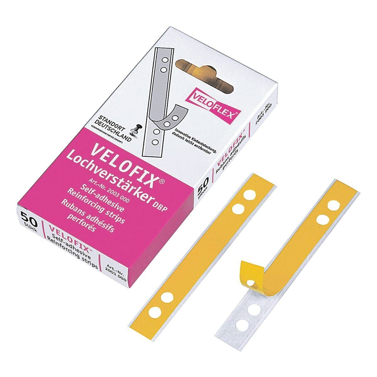 VELOFLEX Скрепки бумаги VELOFIX® 2003000, Verstärkungsstreifen, selbstklebend