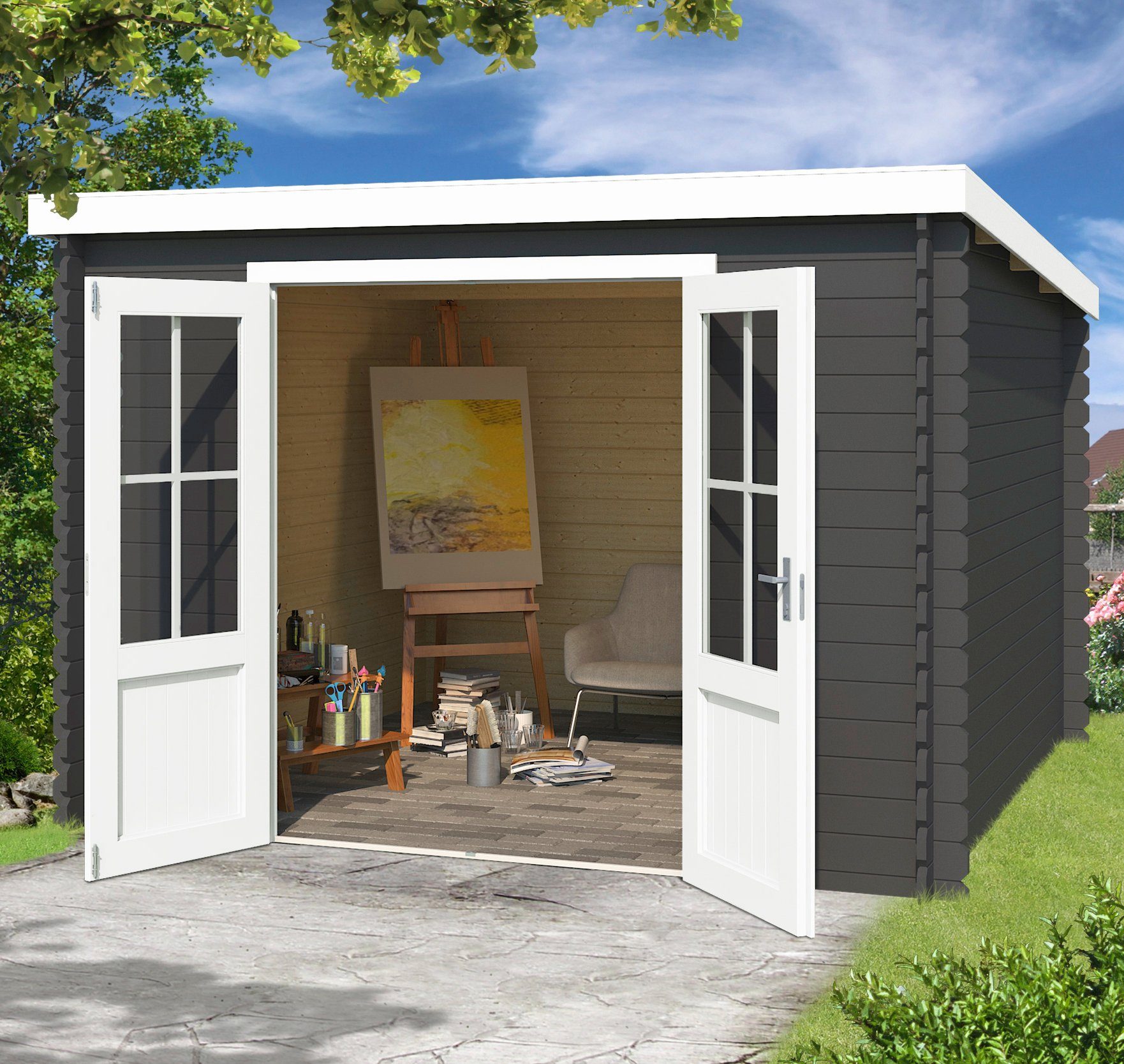 LASITA MAJA Gartenhaus Atlanta, BxT: 312x259 cm