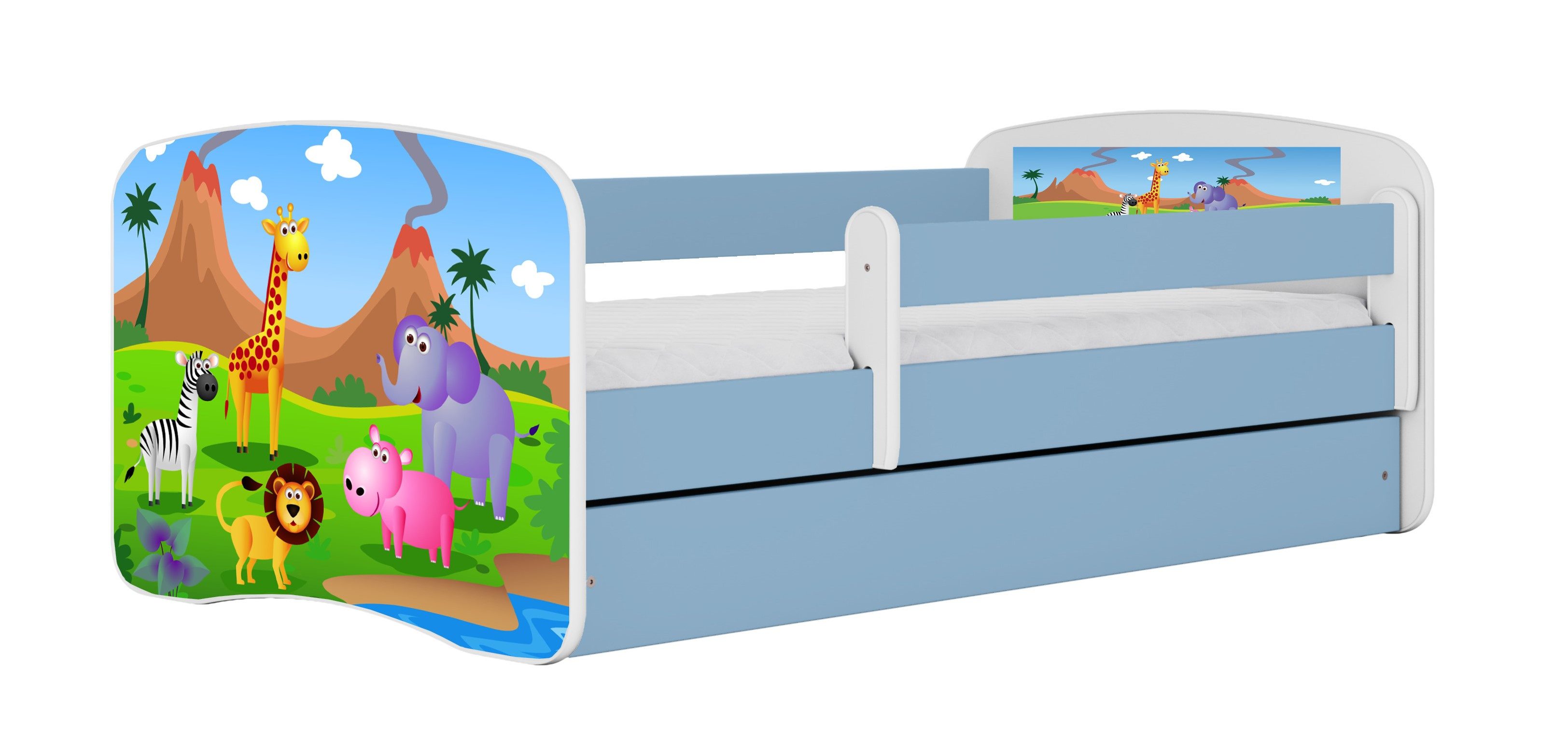 99rooms Kinderbett Dreams XXX (Kinderbett, Bett), Modern Design, Liegekomfort, mit Schublade, Lattenrost und Matratze