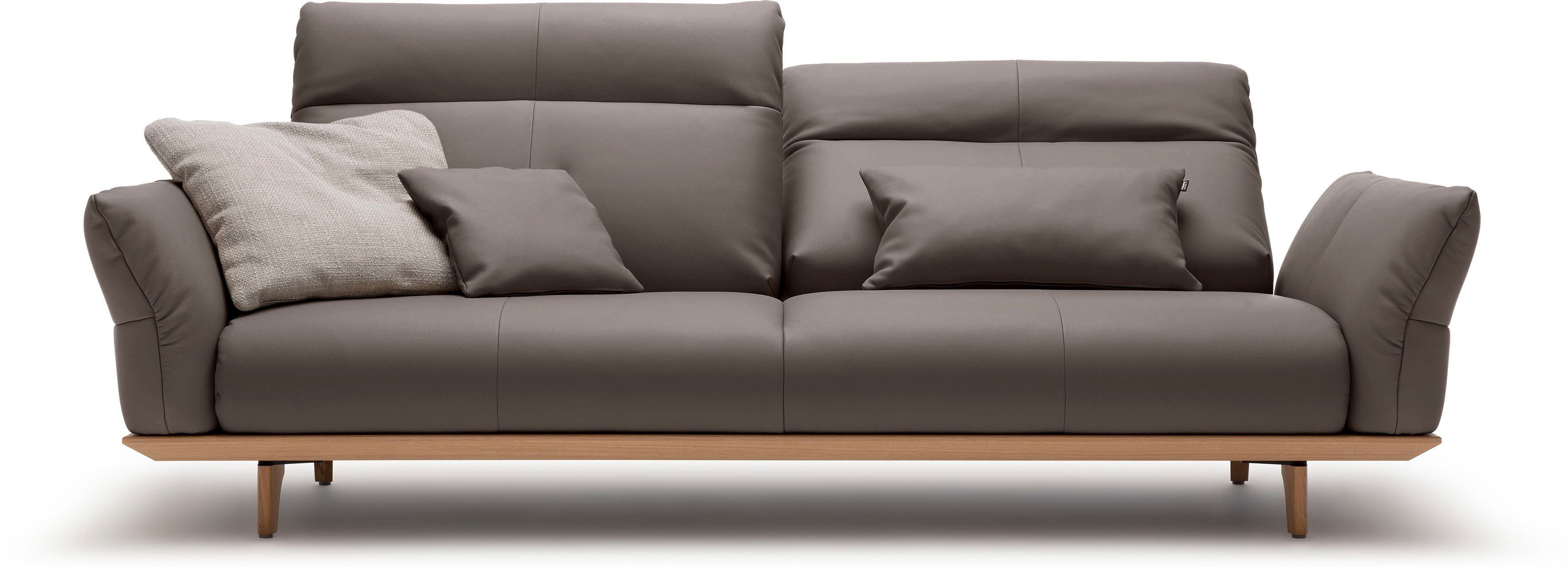 natur, 3,5-Sitzer in hs.460, cm Eiche, Sockel Eiche 228 Füße Breite hülsta sofa