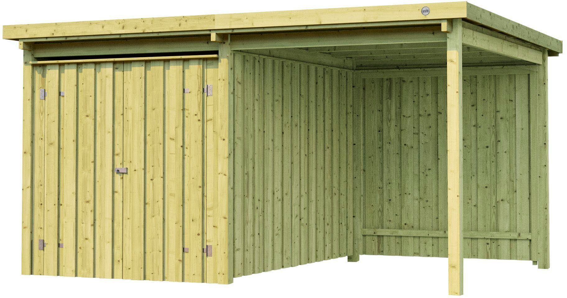weka Gerätehaus Lagerhaus 607 Variante 1, kdi, 20 mm, BxT: 408x318 cm