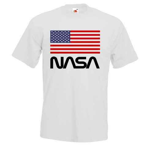Youth Designz T-Shirt NASA USA Herren T-Shirt mit trendigem Frontprint