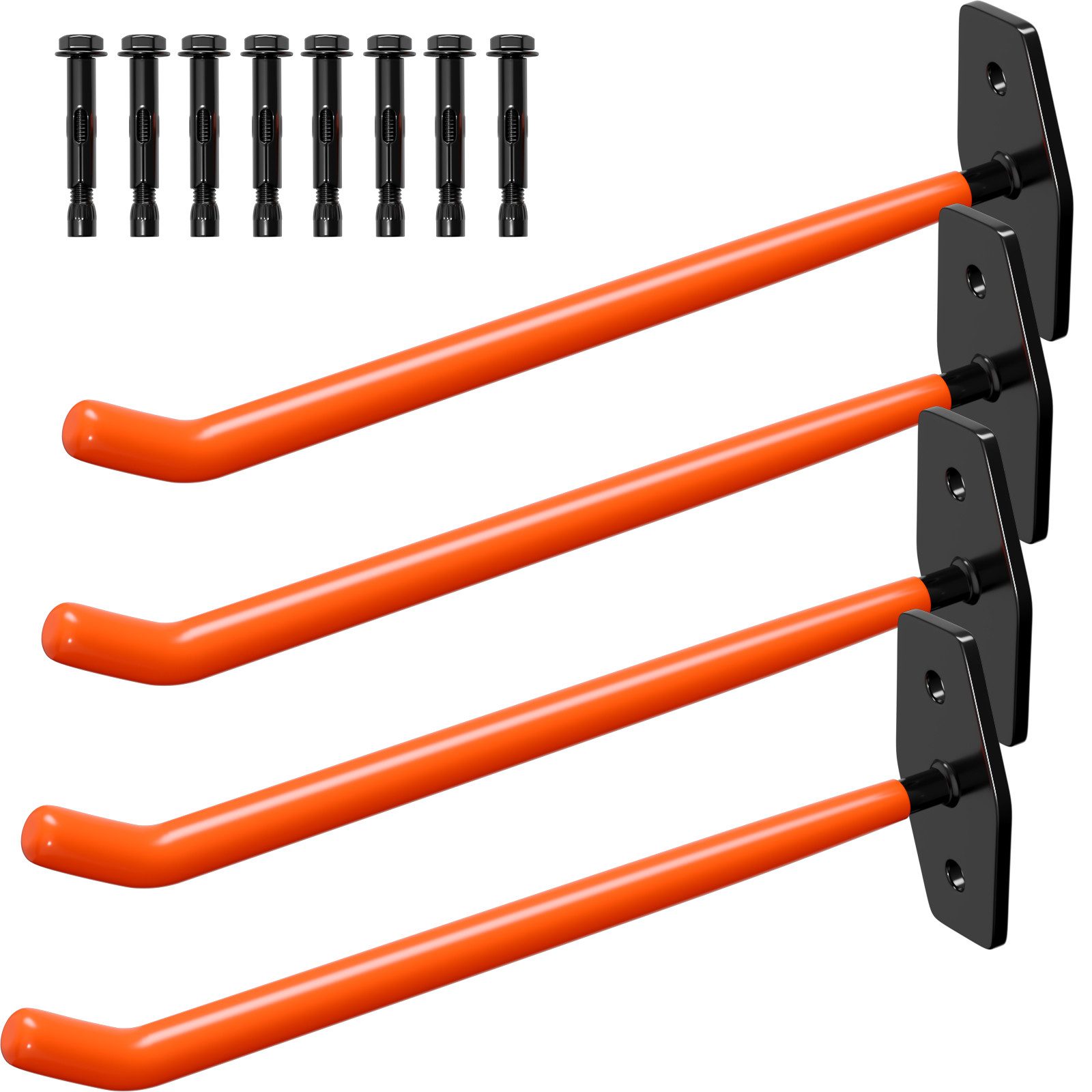 Wellgro Wandhalter 4 x Reifenhalter zur Wandmontage