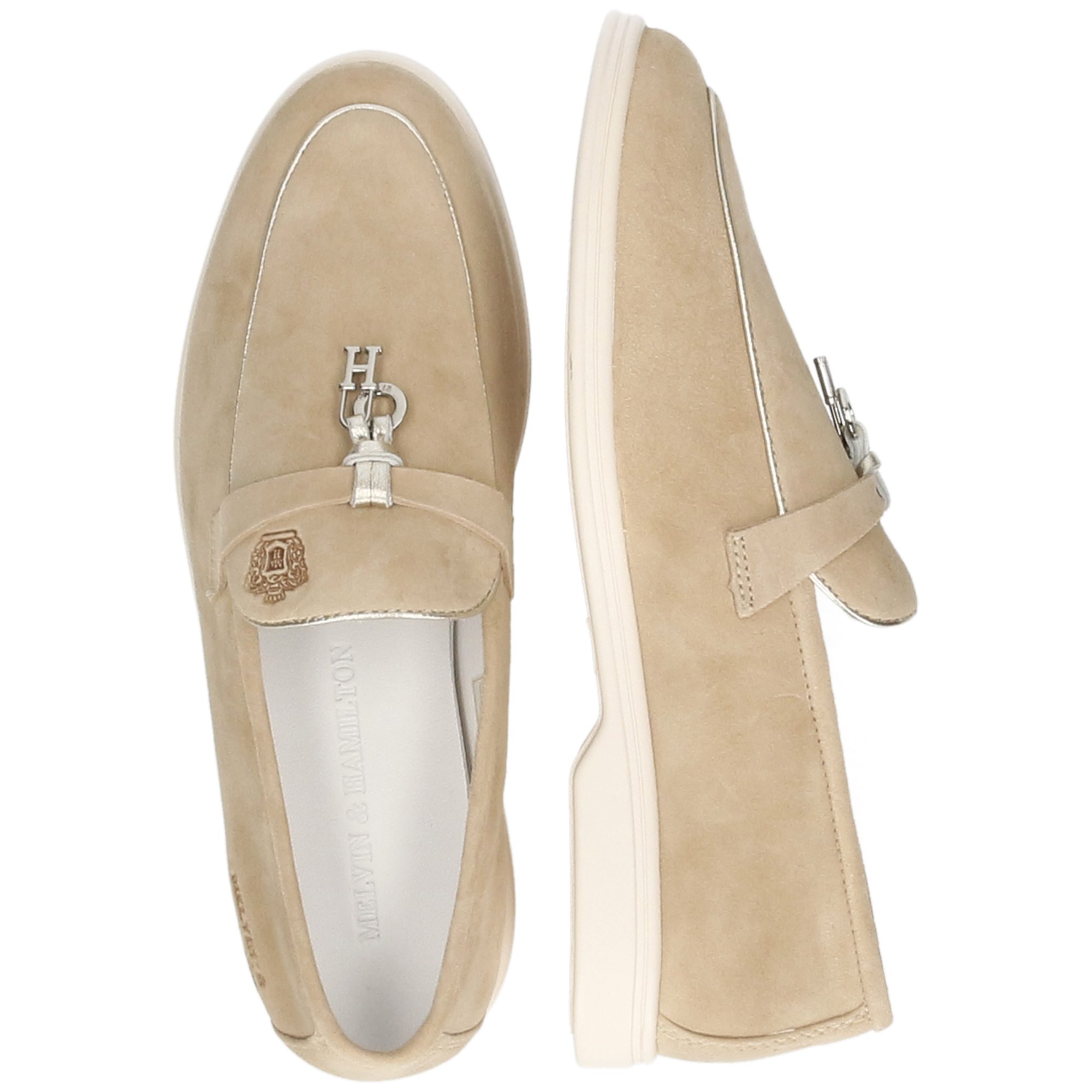 Melvin & Hamilton Adley 24 Leder-Loafers für Damen Loafer Flache Absätze, Echtes Leder, Herausnehmbare Innensohle