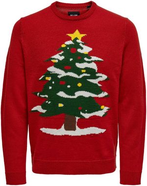 ONLY & SONS Weihnachtspullover ONSXMAS REG FUNNY CREW KNIT