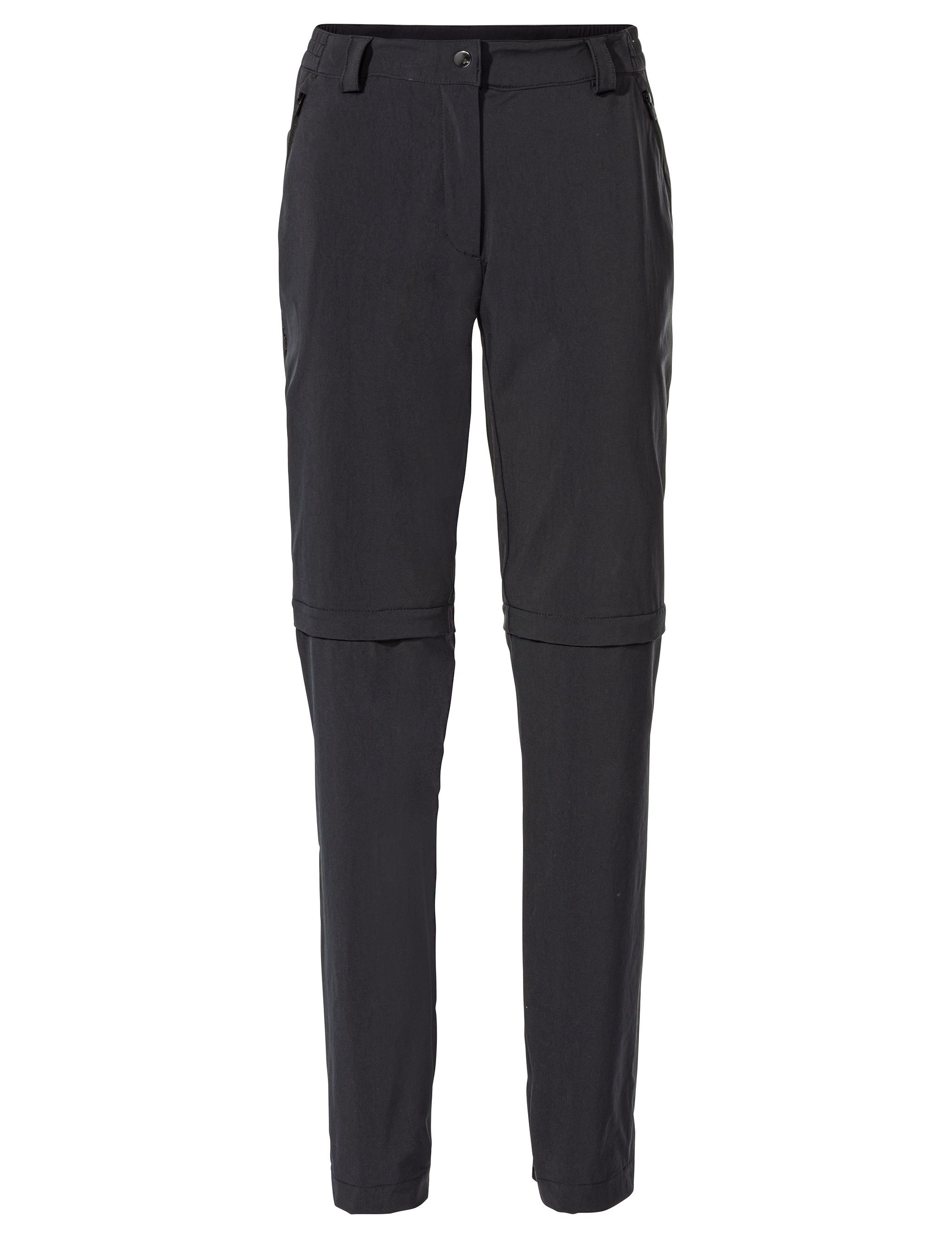 Knopf Women's ZO Grüner Pants Yaras Funktionshose VAUDE black (1-tlg)