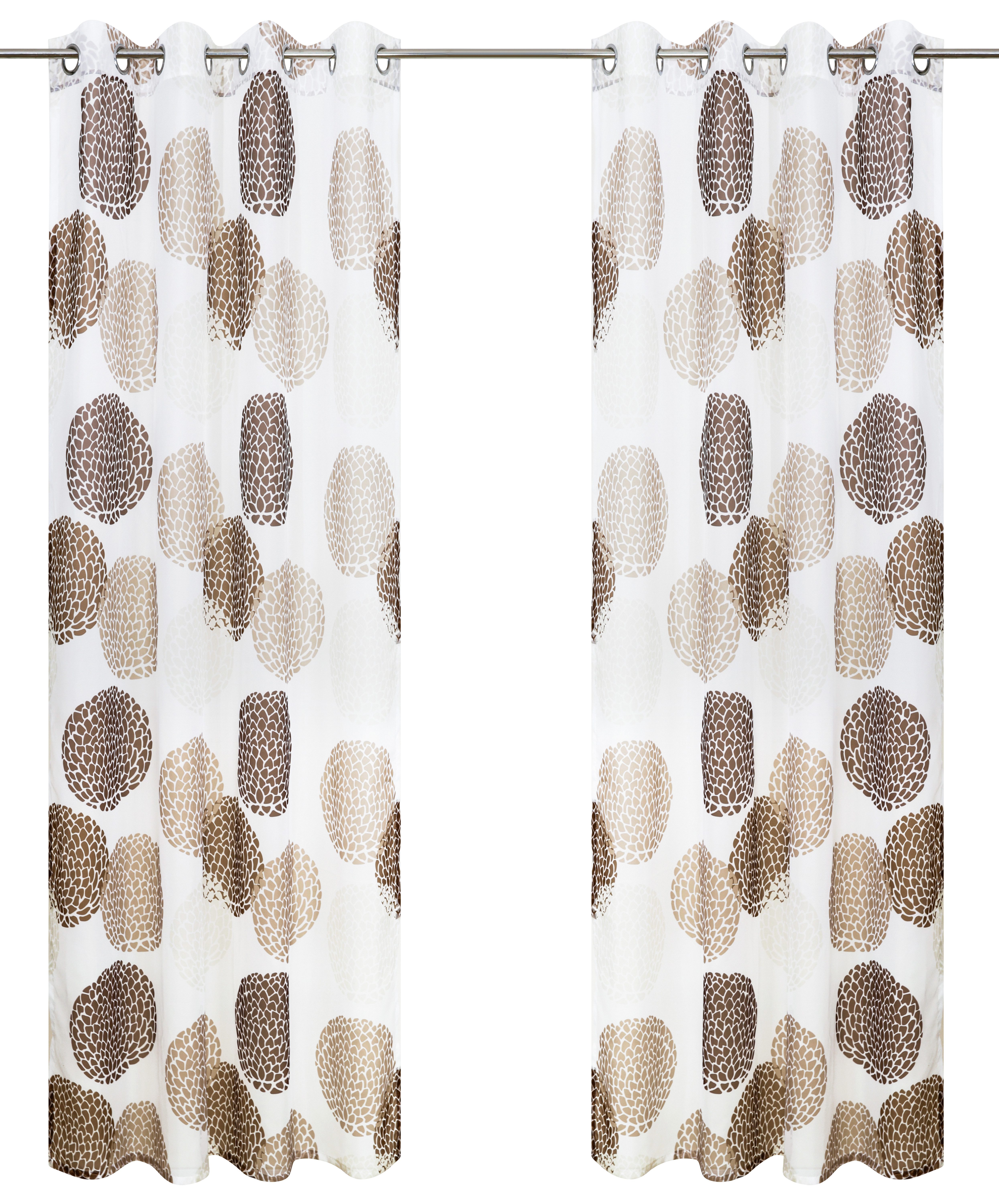 OTTO home Gardine BELEM (1 St), Ösen, transparent, Polyester, 1 Schal, Polyester, Kreise