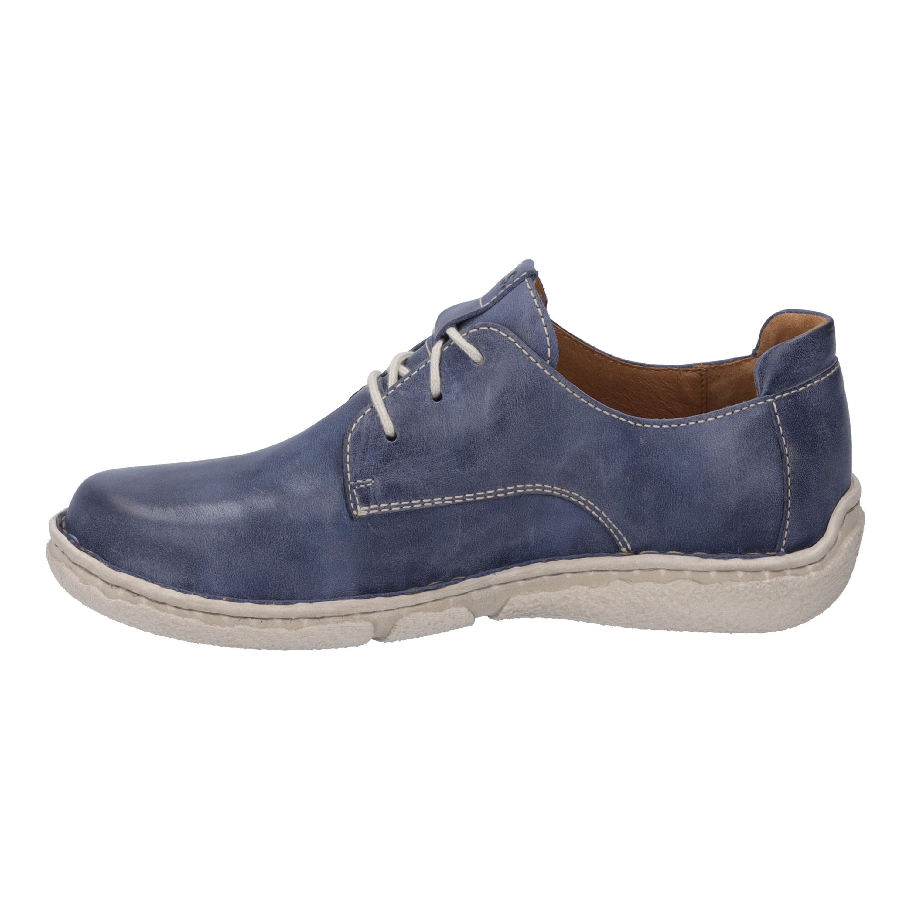 Seibel Schnürschuh Josef 60, Neele blau