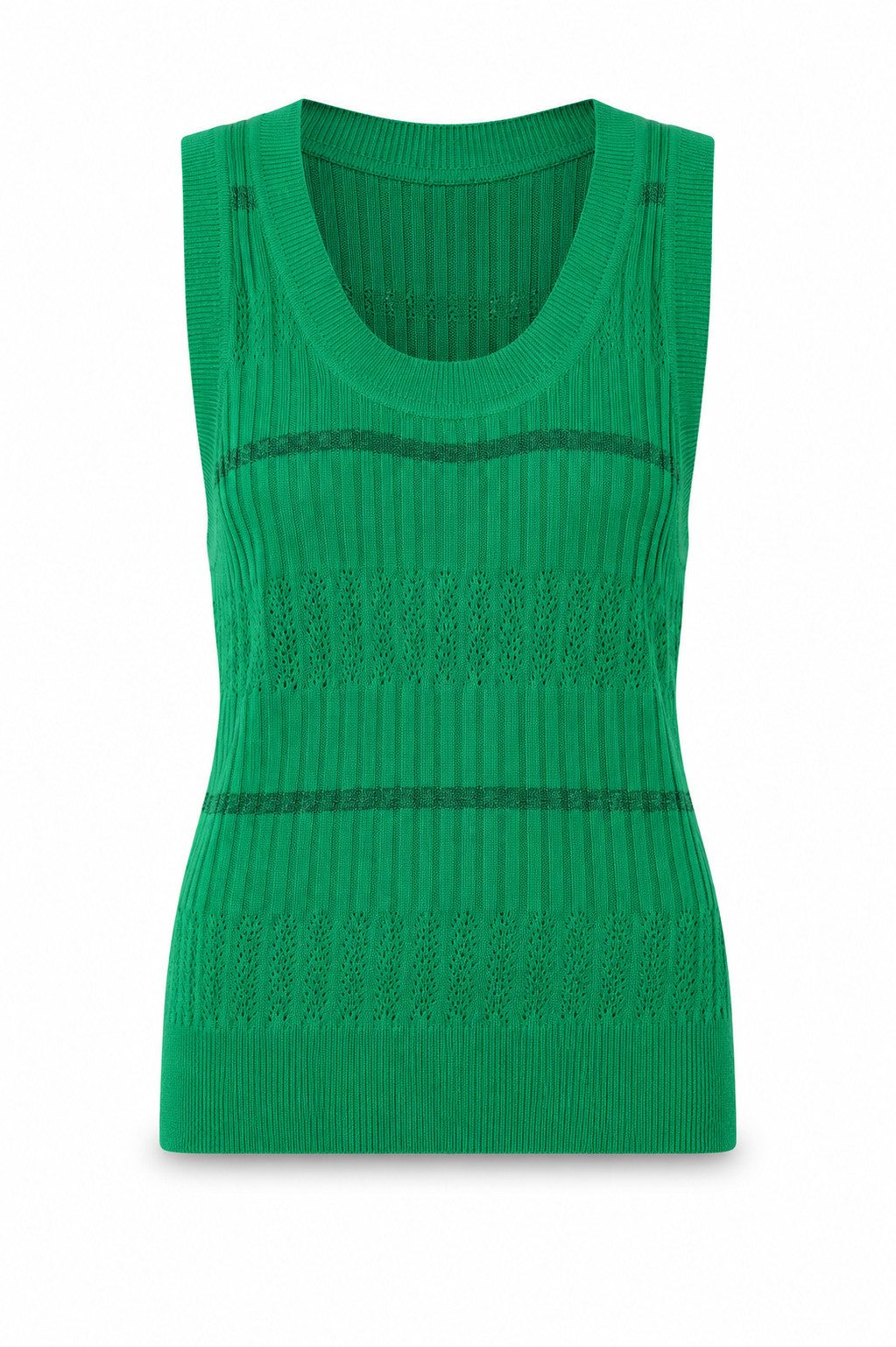Freeman T. Porter Stricktop Dulcia Fancy Rib Knit Wear Damen Top - Tanktop Damen - Stricktop