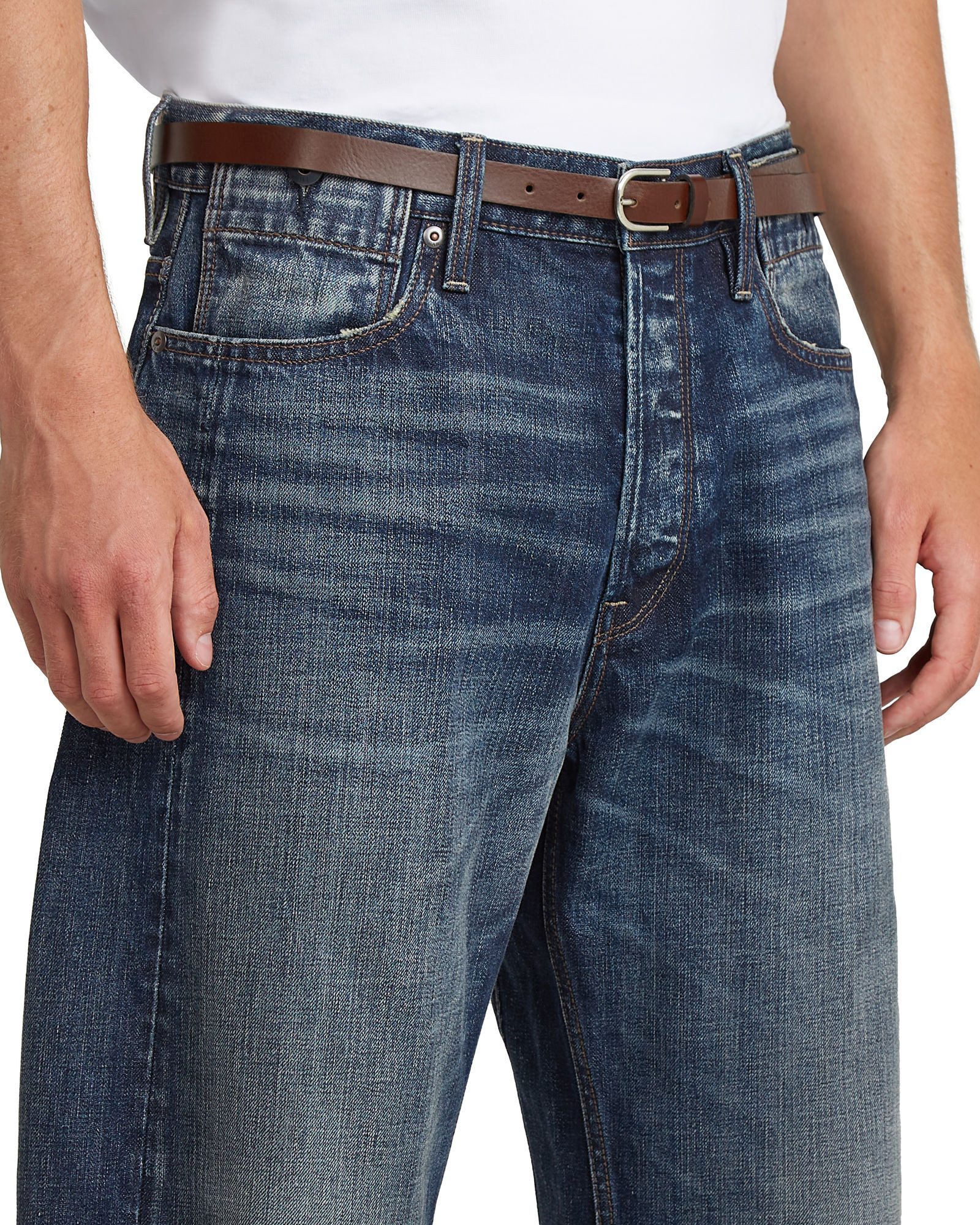 G-STAR Gürtelschnalle Giannina Thin Leather Belt