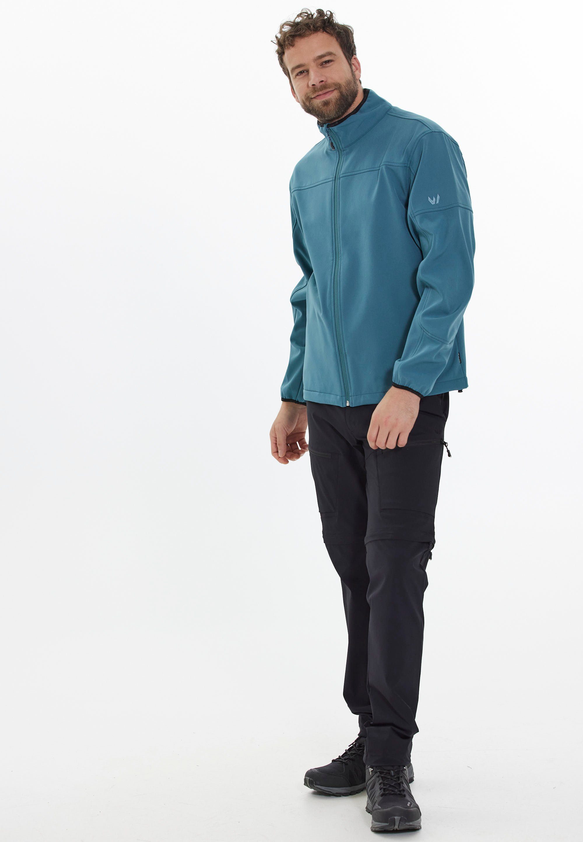 grün-grau wasserdichter Dublin Funktion Softshelljacke mit WHISTLER