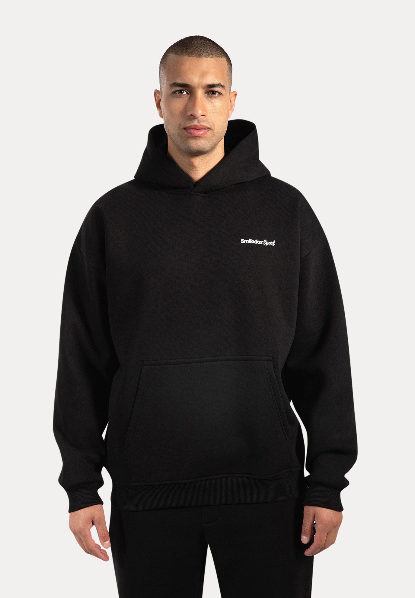 Smilodox Hoodie Tamio, Regular Fit Kapuzenpullover mit Prints auf Brust & R günstig online kaufen