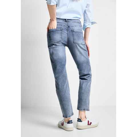 Cecil Slim-fit-Jeans softer Materialmix