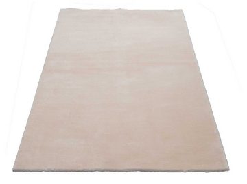 Teppich LOFT, Beige, 120 x 170 cm, Polyester, Uni, merinos, rechteckig, Höhe: 19 mm