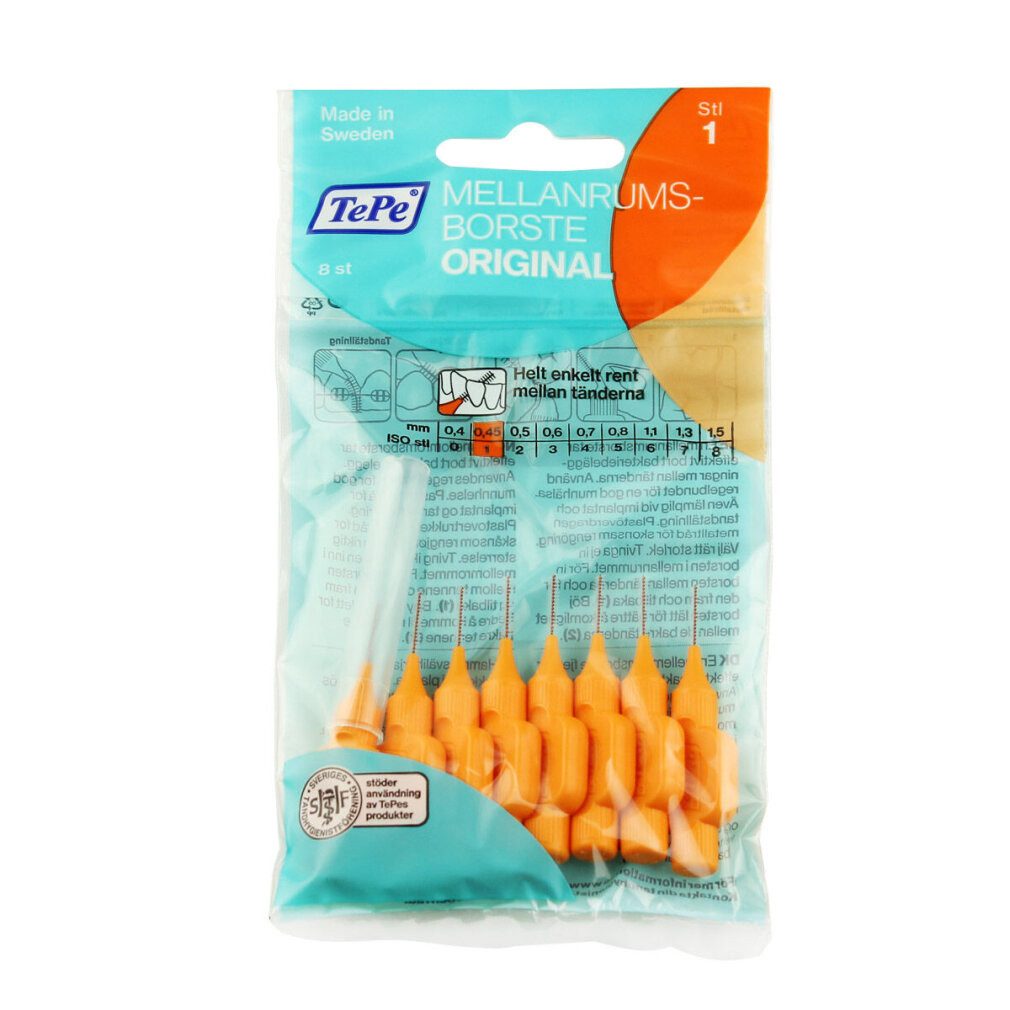 TePe Interdentalbürsten Normale Interdentalbürsten 0,45mm 8St.