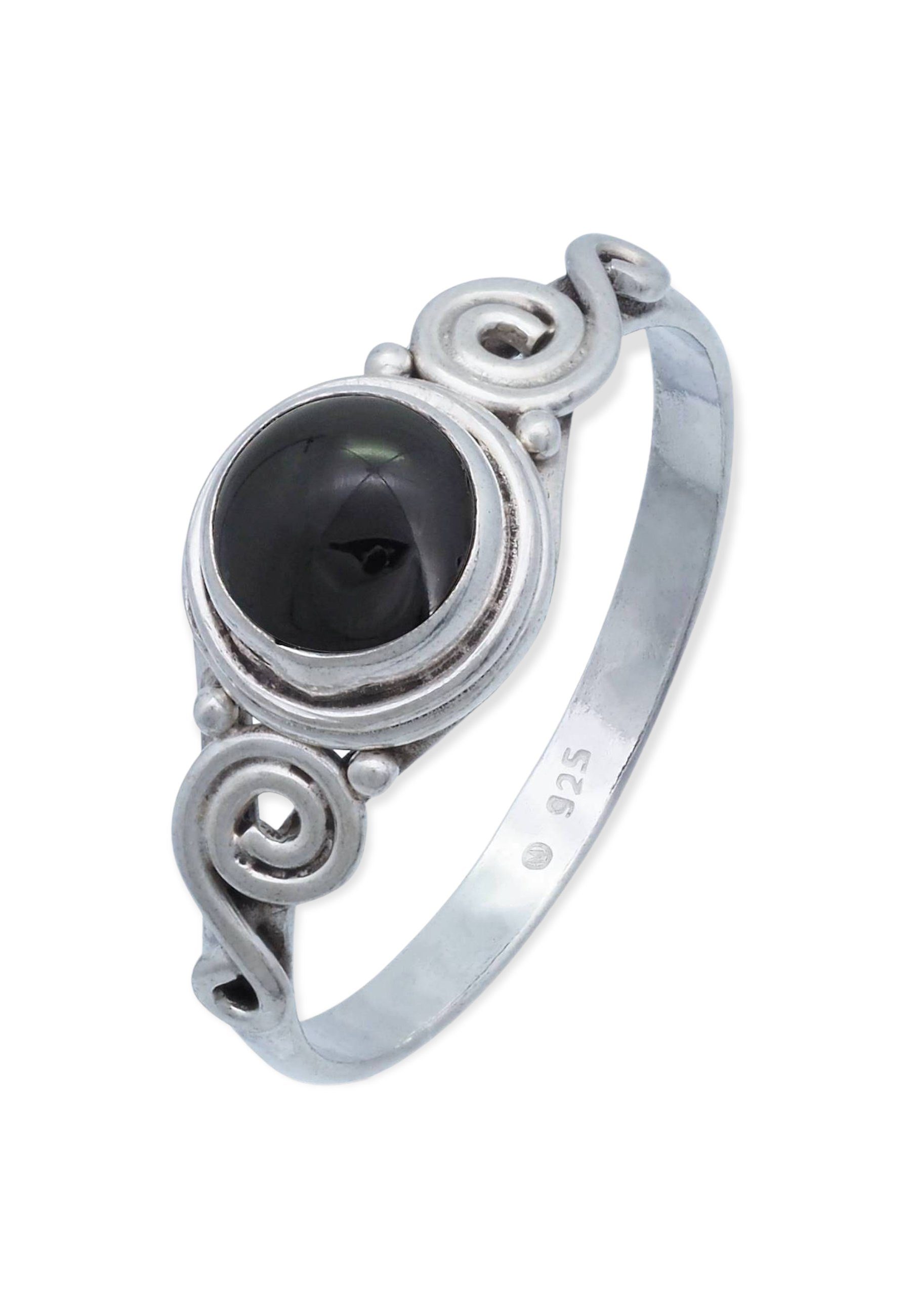 Silberring Silber mit mantraroma 925er Onyx