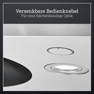 vonReiter Unterbauhaube Serie VRUB 6002 E VRUB 6002 E, Ohne Fettfilter mit Auffangschale, Geruchsreduzierung über 90 %