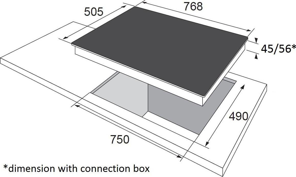 Image of Amica Elektro-Kochfeld KMC 745 100 E