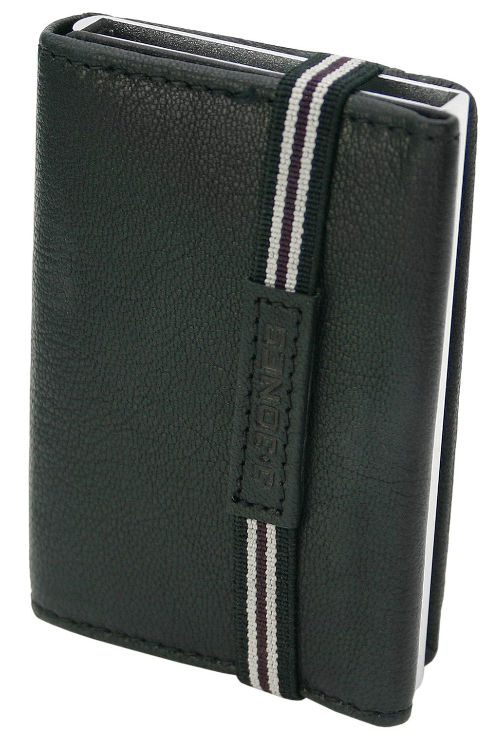 Mini Geldbörse Slim Wallet mit RFID-Schutz wahlweise mit Pop Up Kartenetui, Echtleder