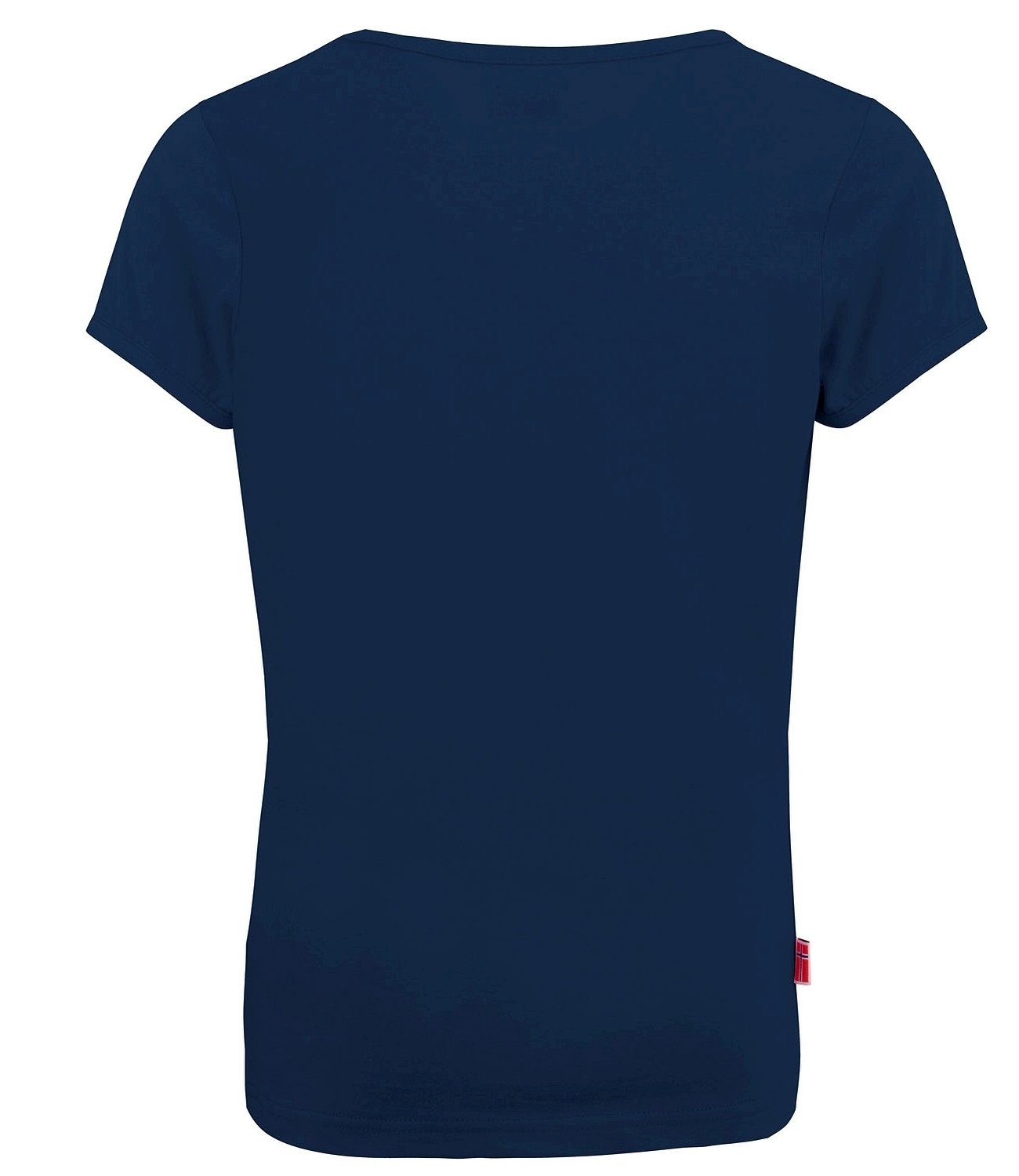 Marineblau/Magenta TROLLKIDS T-Shirt Logo